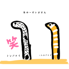 [LINEスタンプ] 魚スタンプ第18弾〜可愛い魚編〜うえええお