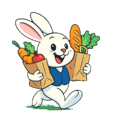 [LINEスタンプ] かわいいアイウサギの日常使いスタンプ