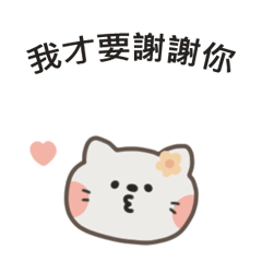 [LINEスタンプ] ポポねこちゃんのやさしい気遣い｜台湾語 