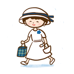 [LINEスタンプ] 光子さんと夏