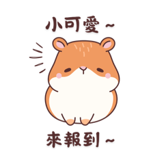 [LINEスタンプ] やさしいハムスターの日常挨拶スタンプ