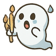 [LINEスタンプ] ちびゴーストの七月いたずら