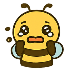 [LINEスタンプ] ぽよぽよハチの感情パレード