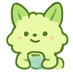 [LINEスタンプ] 抹茶雲きつね雨の日まったり