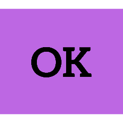 [LINEスタンプ] OKカラー