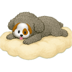 [LINEスタンプ] 謎のもじゃもじゃ生命体 透過ver