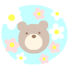 [LINEスタンプ] ゆるくま。茶色