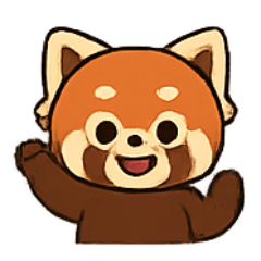 [LINEスタンプ] 元気なレッサーパンダ楽しいパック