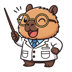 [LINEスタンプ] カピバラ先生【第1弾】