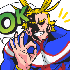 [LINEスタンプ] オールマイトのマッスルフォームスタンプ