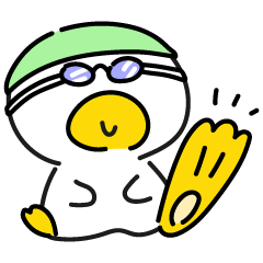 [LINEスタンプ] スイミング·ピトゥリ！
