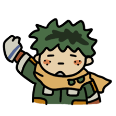[LINEスタンプ] 僕のヒーローアカデミア（こたじろう）