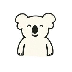 [LINEスタンプ] 使いやすいコアラ