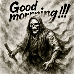 [LINEスタンプ] 白黒死神君。