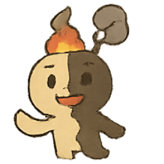 [LINEスタンプ] 焼けこけ紙人形の七月さまよう日記