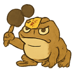 [LINEスタンプ] 霊巡ヒキガエルのおつとめ