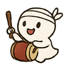 [LINEスタンプ] 霊鼓ゴーストの夜番パレード