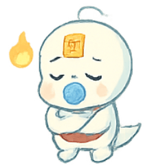 [LINEスタンプ] おばけベビーの夜のおさんぽ