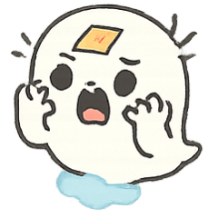 [LINEスタンプ] あかいちゃん ゆるかわおばけ