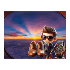 [LINEスタンプ] #Sunset *move