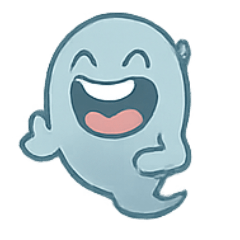 [LINEスタンプ] うらみの泡ゴースト ぶーぶー