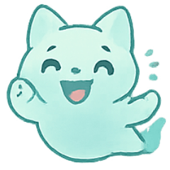 [LINEスタンプ] ゴースト子猫 幽霊行進