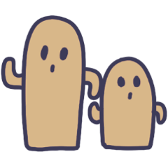 [LINEスタンプ] おやこハニワスタンプvol.1