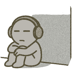 [LINEスタンプ] [アレンジ用]陰キャ無言の圧力の画像（メイン）