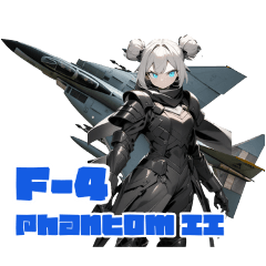 [LINEスタンプ] 戦闘機ガールズ アメリカVer