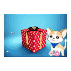 [LINEスタンプ] 可愛いチワワちゃん 動く！ 