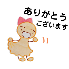 [LINEスタンプ] てるてるちゃんセレクト