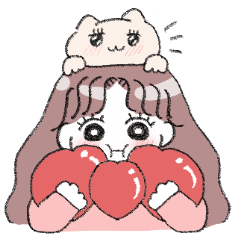 [LINEスタンプ] 女の子の使いやすい言葉のスタンプ