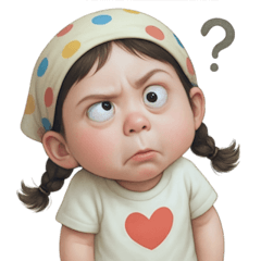 [LINEスタンプ] 白いシャツを着たぽっちゃり少女 （NT）