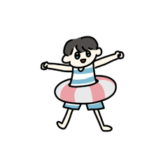 [LINEスタンプ] ゆるいSUMMERスタンプ2025