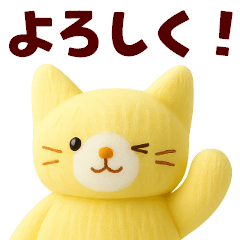 [LINEスタンプ] もこねこ シンプルで毎日使いやすい