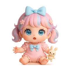 [LINEスタンプ] ユメカワちゃん
