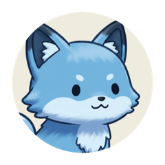 [LINEスタンプ] 青きつねなどのカプセルトイ風