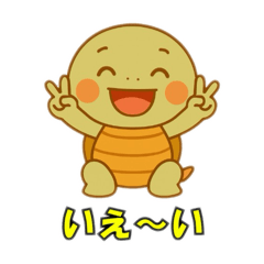 [LINEスタンプ] かわいい亀の会話とイベント