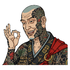 [LINEスタンプ] バイクボウズ