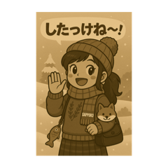 [LINEスタンプ] なまらスタンプ北海道版♬