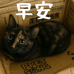 [LINEスタンプ] 小花達と猫ライフ(台湾華語）