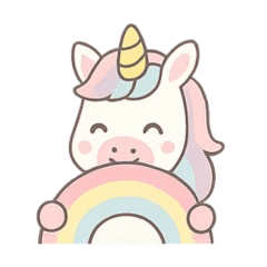 [LINEスタンプ] ユニコーンのファンシーなスタンプ