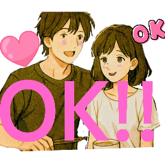[LINEスタンプ] 恋愛·純愛·恋人スタンプ