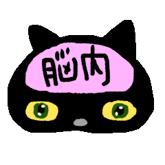 [LINEスタンプ] 脳内丸見え！猫編