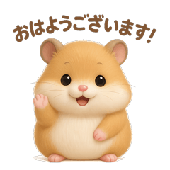 [LINEスタンプ] キンクマハムスター敬語スタンプ
