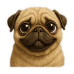 [LINEスタンプ] 感情ダダ漏れ 犬のぷく