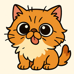 [LINEスタンプ] モケニャ！ぶさかわペルシャ猫