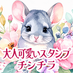 [LINEスタンプ] 大人可愛いチンチラの敬語スタンプ