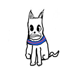 [LINEスタンプ] ブルーとれっどバウワウ
