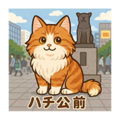 [LINEスタンプ] めるんどが待ち合わせ場所を伝えるニャン